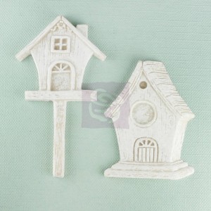 Shabby Chic Resin Treasures Bird Homes